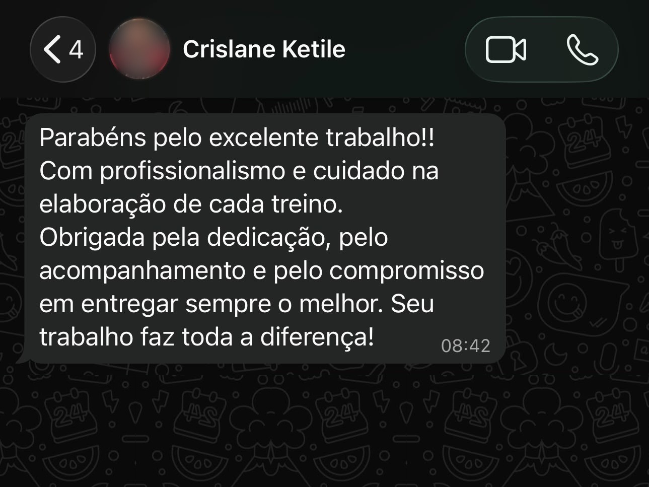Depoimento de Crislane Ketile sobre o acompanhamento do Edu