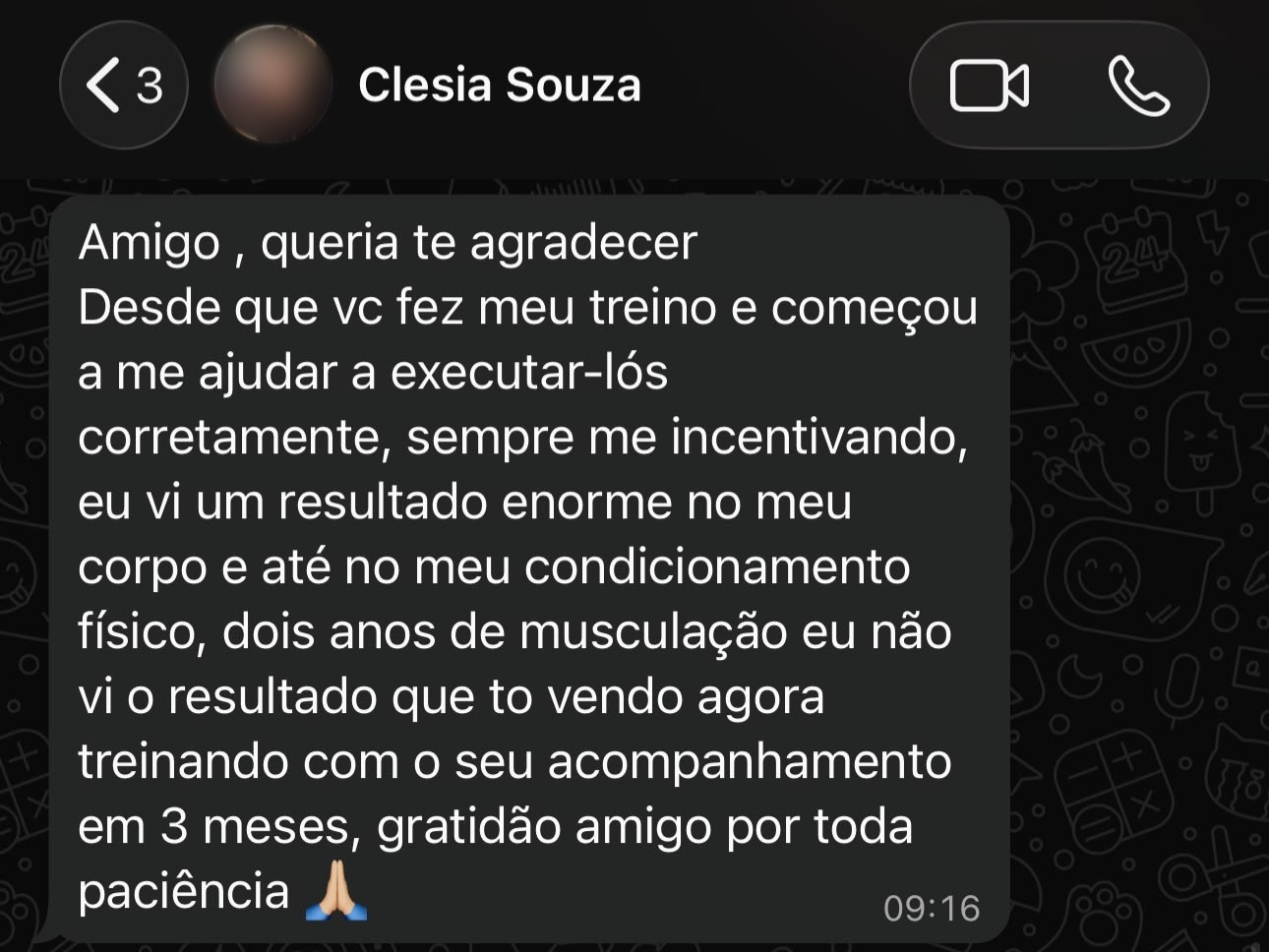 Depoimento de Clesia Souza sobre o acompanhamento do Edu